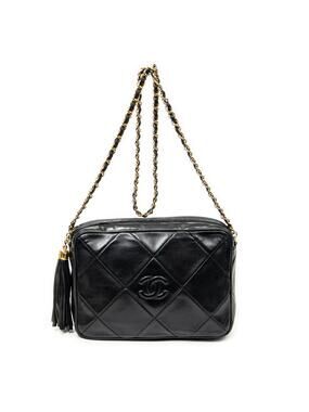 Chanel Vintage Diamond Cc Camera Bag #357264C31B